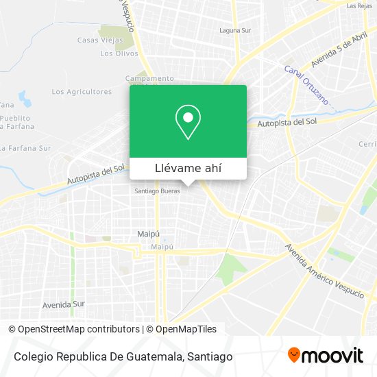 Mapa de Colegio Republica De Guatemala