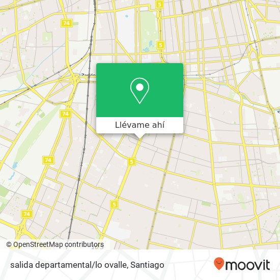 Mapa de salida departamental/lo ovalle