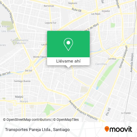 Mapa de Transportes Pareja Ltda.