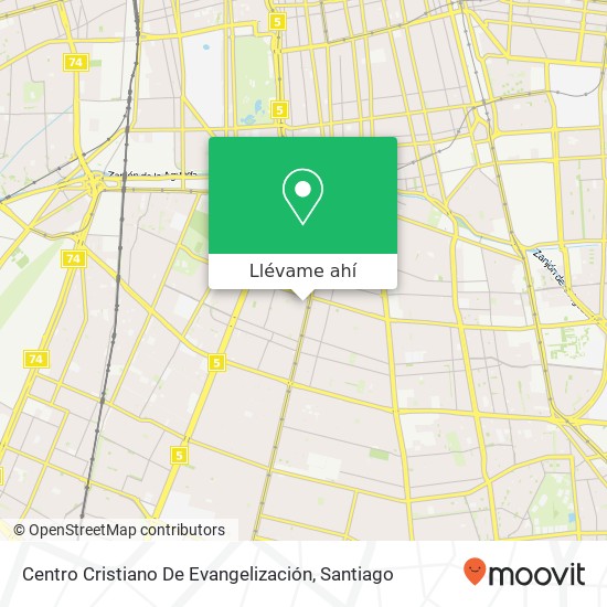 Mapa de Centro Cristiano De Evangelización