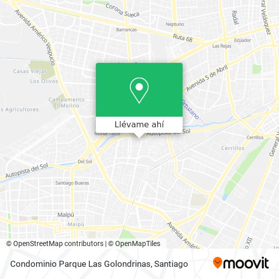 Mapa de Condominio Parque Las Golondrinas