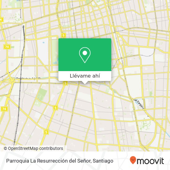 Mapa de Parroquia La Resurrección del Señor