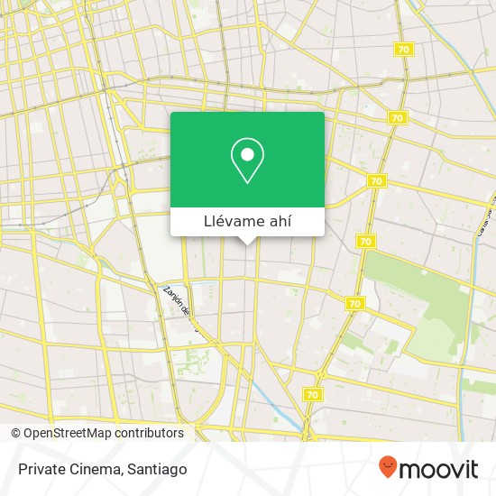 Mapa de Private Cinema