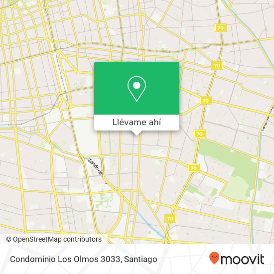 Mapa de Condominio Los Olmos 3033