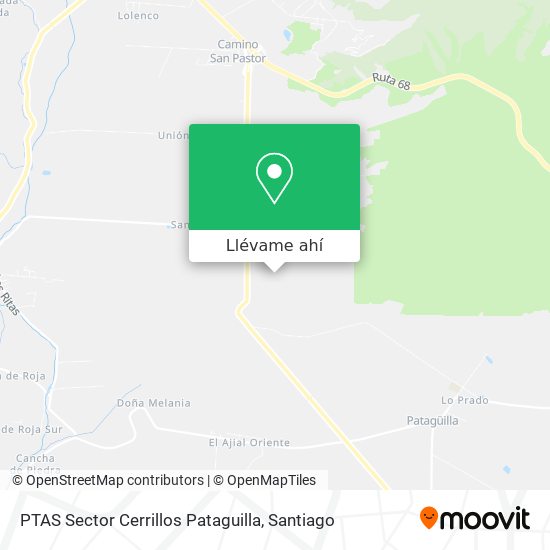 Mapa de PTAS Sector Cerrillos Pataguilla