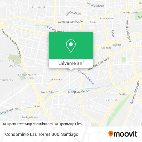 Mapa de Condominio Las Torres 300