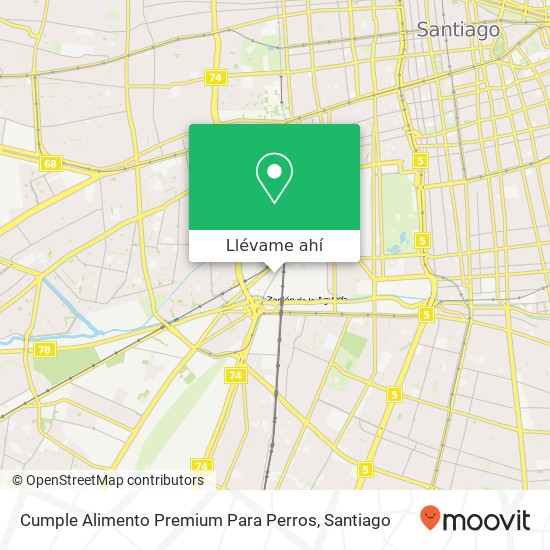 Mapa de Cumple Alimento Premium Para Perros