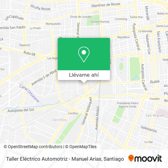 Mapa de Taller Eléctrico Automotriz - Manuel Arias