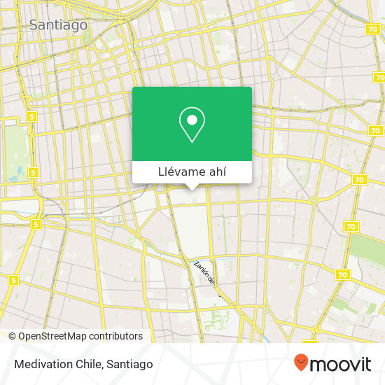 Mapa de Medivation Chile