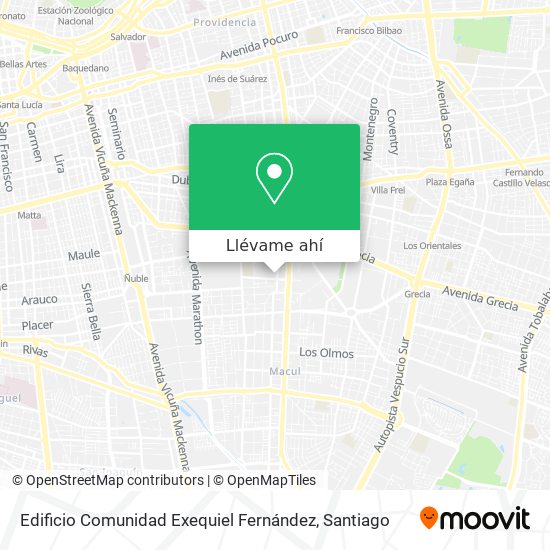 Mapa de Edificio Comunidad Exequiel Fernández