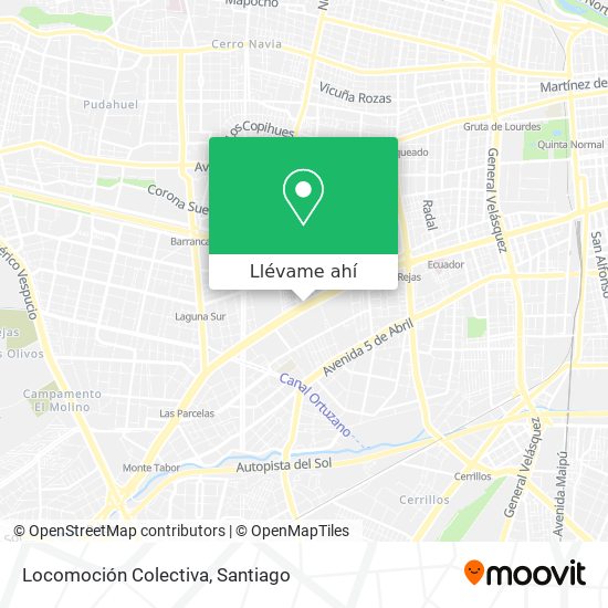 Mapa de Locomoción Colectiva