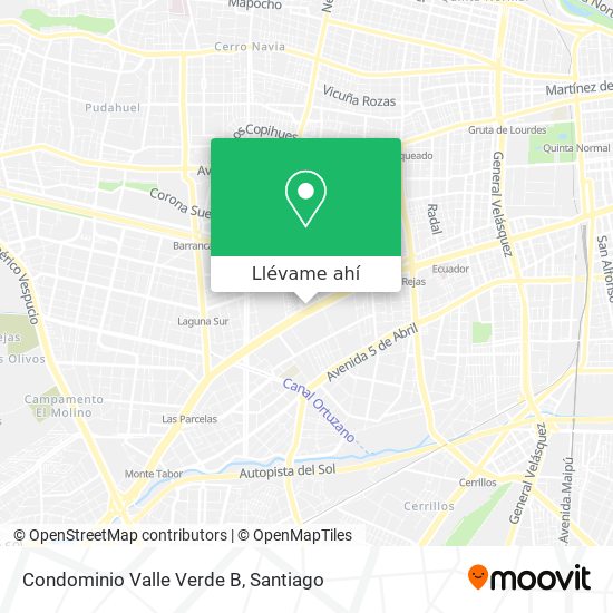 Mapa de Condominio Valle Verde B