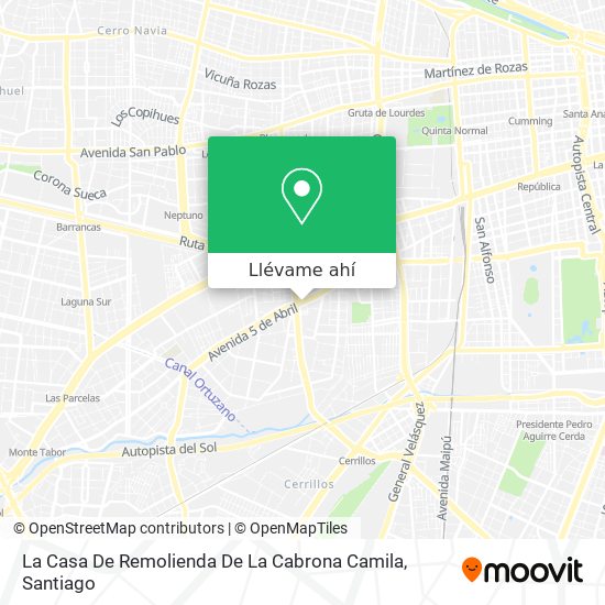 Mapa de La Casa De Remolienda De La Cabrona Camila