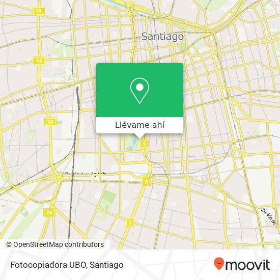 Mapa de Fotocopiadora UBO