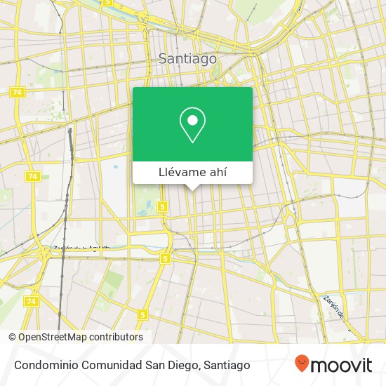 Mapa de Condominio Comunidad San Diego