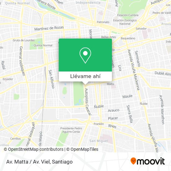 Mapa de Av. Matta / Av. Viel