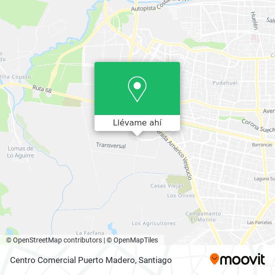 Mapa de Centro Comercial Puerto Madero