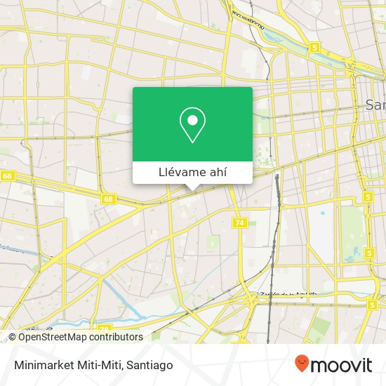 Mapa de Minimarket Miti-Miti