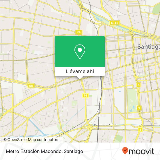 Mapa de Metro Estación Macondo