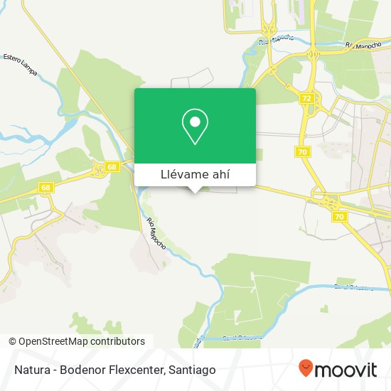 Mapa de Natura - Bodenor Flexcenter