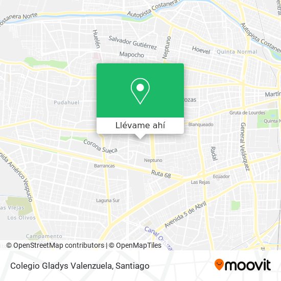 Mapa de Colegio Gladys Valenzuela