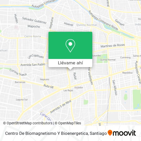 Mapa de Centro De Biomagnetismo Y Bioenergetica