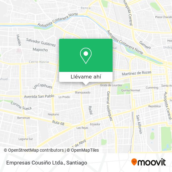 Mapa de Empresas Cousiño Ltda.