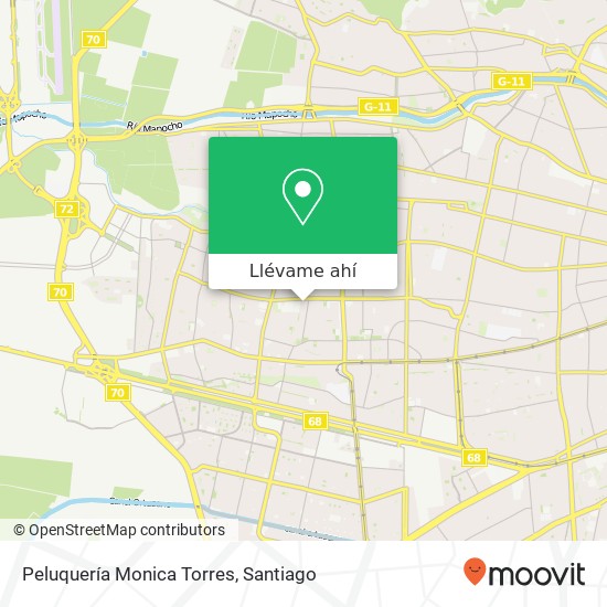 Mapa de Peluquería Monica Torres