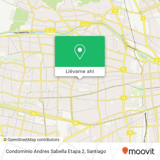 Mapa de Condominio Andres Sabella Etapa 2