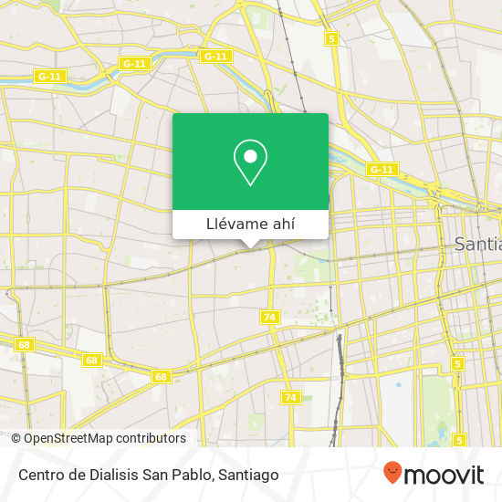 Mapa de Centro de Dialisis San Pablo