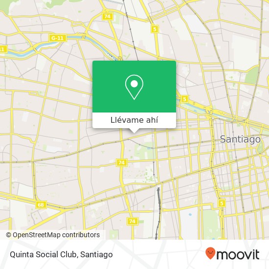 Mapa de Quinta Social Club