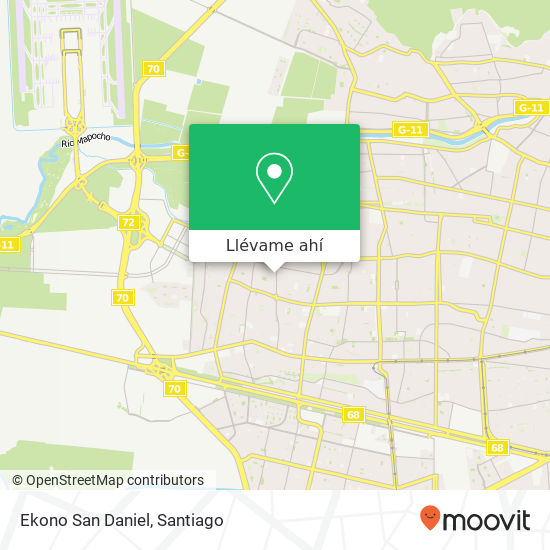 Mapa de Ekono San Daniel