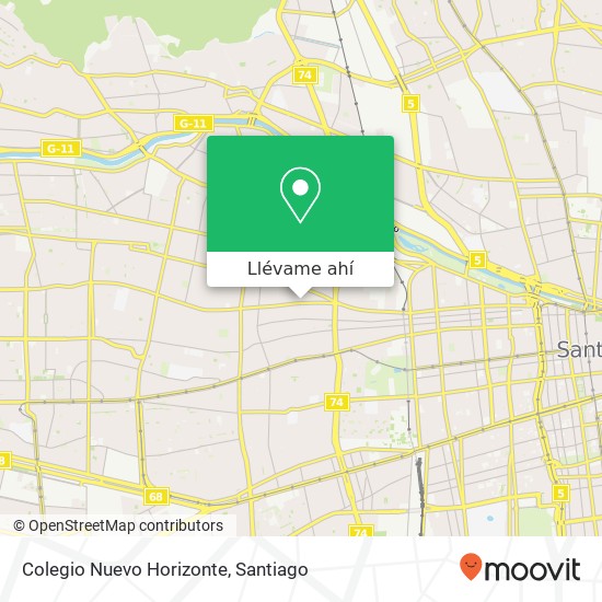 Mapa de Colegio Nuevo Horizonte