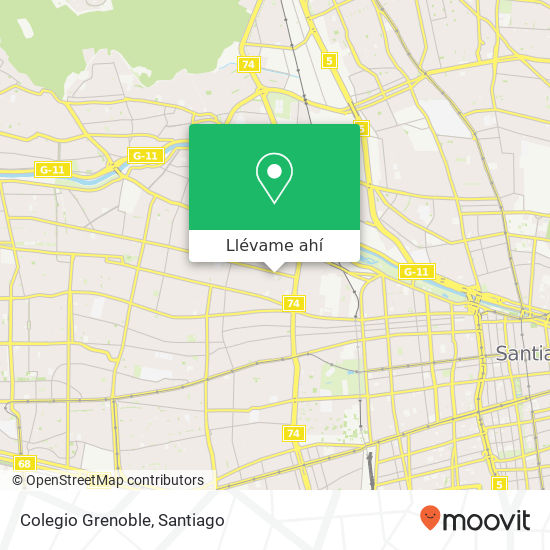 Mapa de Colegio Grenoble