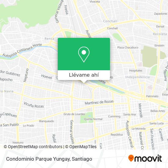 Mapa de Condominio Parque Yungay