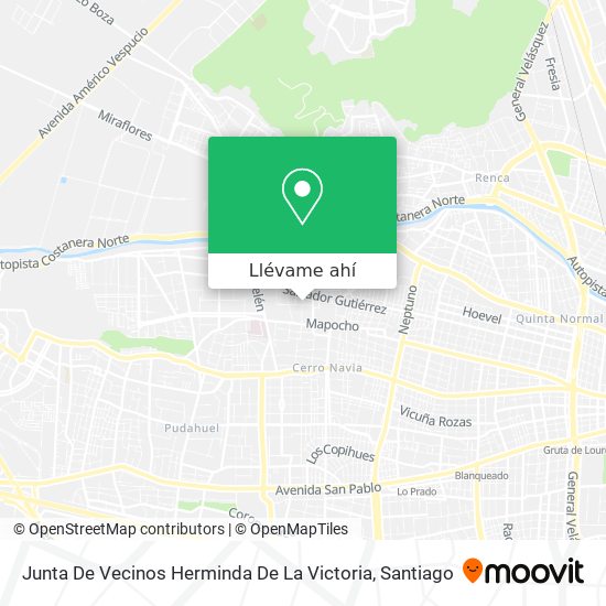 Mapa de Junta De Vecinos Herminda De La Victoria