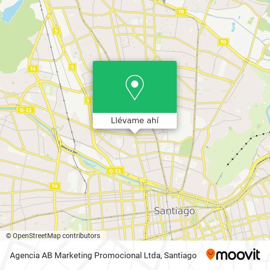 Mapa de Agencia AB Marketing Promocional Ltda