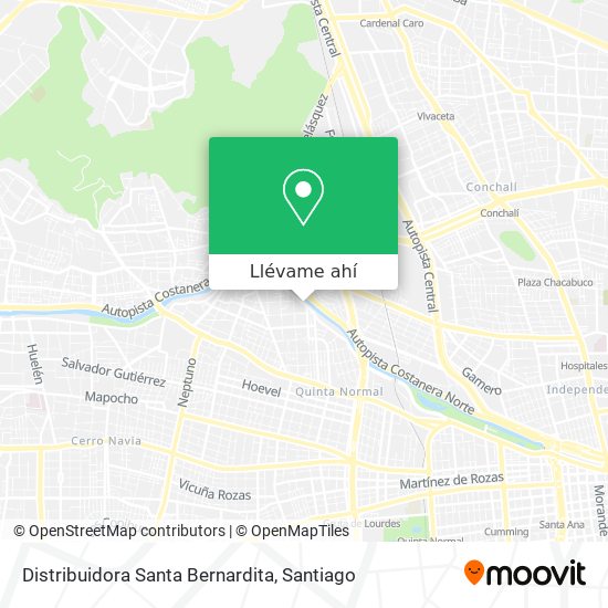 Mapa de Distribuidora Santa Bernardita