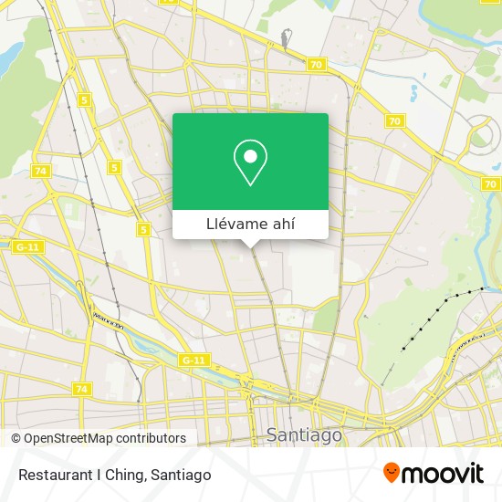 Mapa de Restaurant I Ching