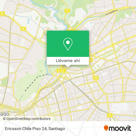 Mapa de Ericsson Chile Piso 24