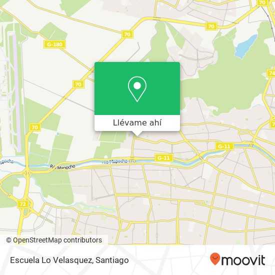 Mapa de Escuela Lo Velasquez