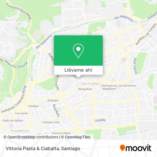 Mapa de Vittoria Pasta & Ciabatta