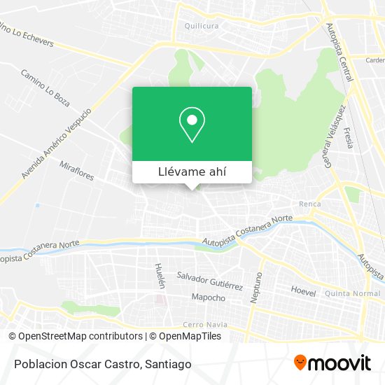 Mapa de Poblacion Oscar Castro