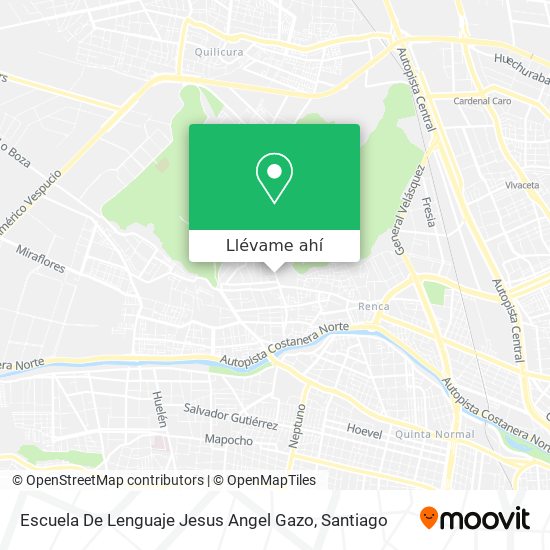 Mapa de Escuela De Lenguaje Jesus Angel Gazo