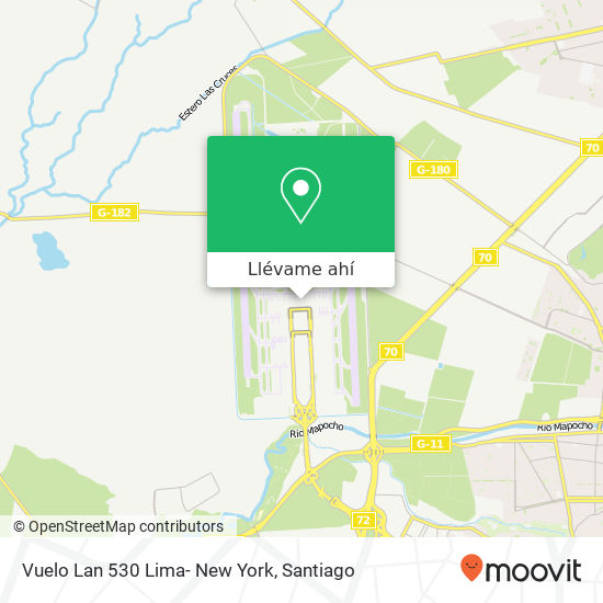 Mapa de Vuelo Lan 530 Lima- New York