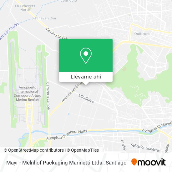 Mapa de Mayr - Melnhof Packaging Marinetti Ltda.