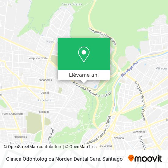 Mapa de Clinica Odontologica Norden Dental Care