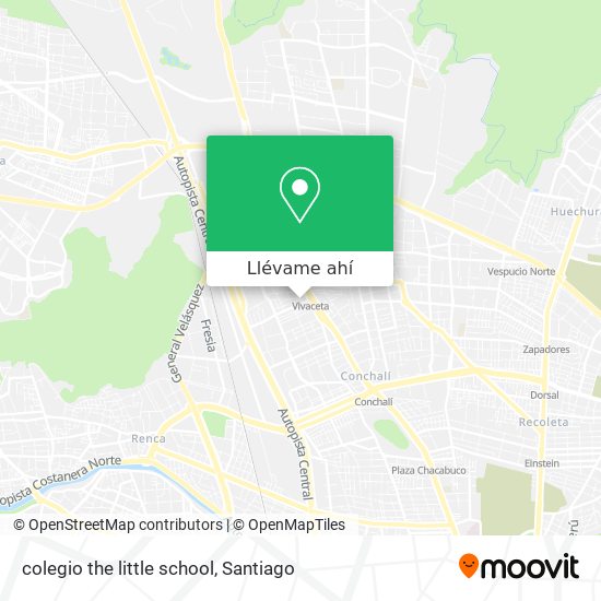 Mapa de colegio the little school