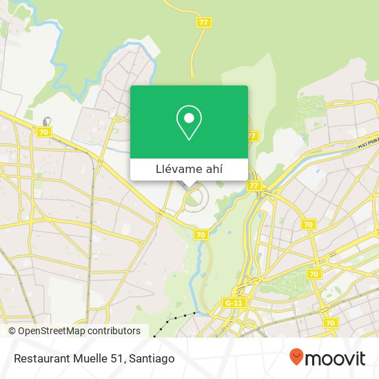 Mapa de Restaurant Muelle 51