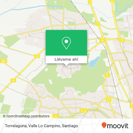 Mapa de Torrelaguna, Valle Lo Campino